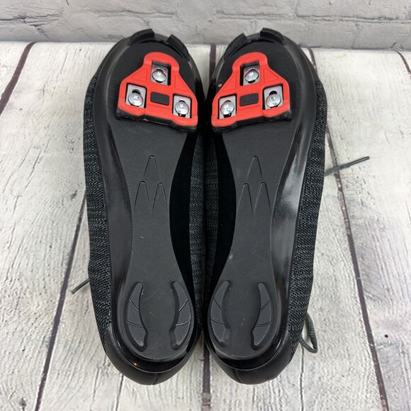 Tommaso Mens Strada Aria Black Knit Cycling Shoes Delta Cleats Size 13 US 47 New - Picture 11 of 11